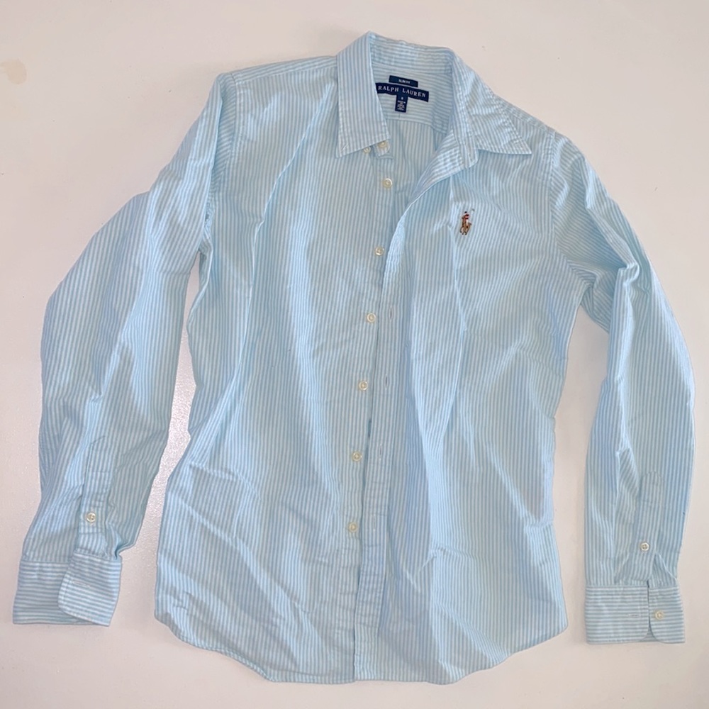 Polo Ralph Lauren long sleeve button down. Slim fit.